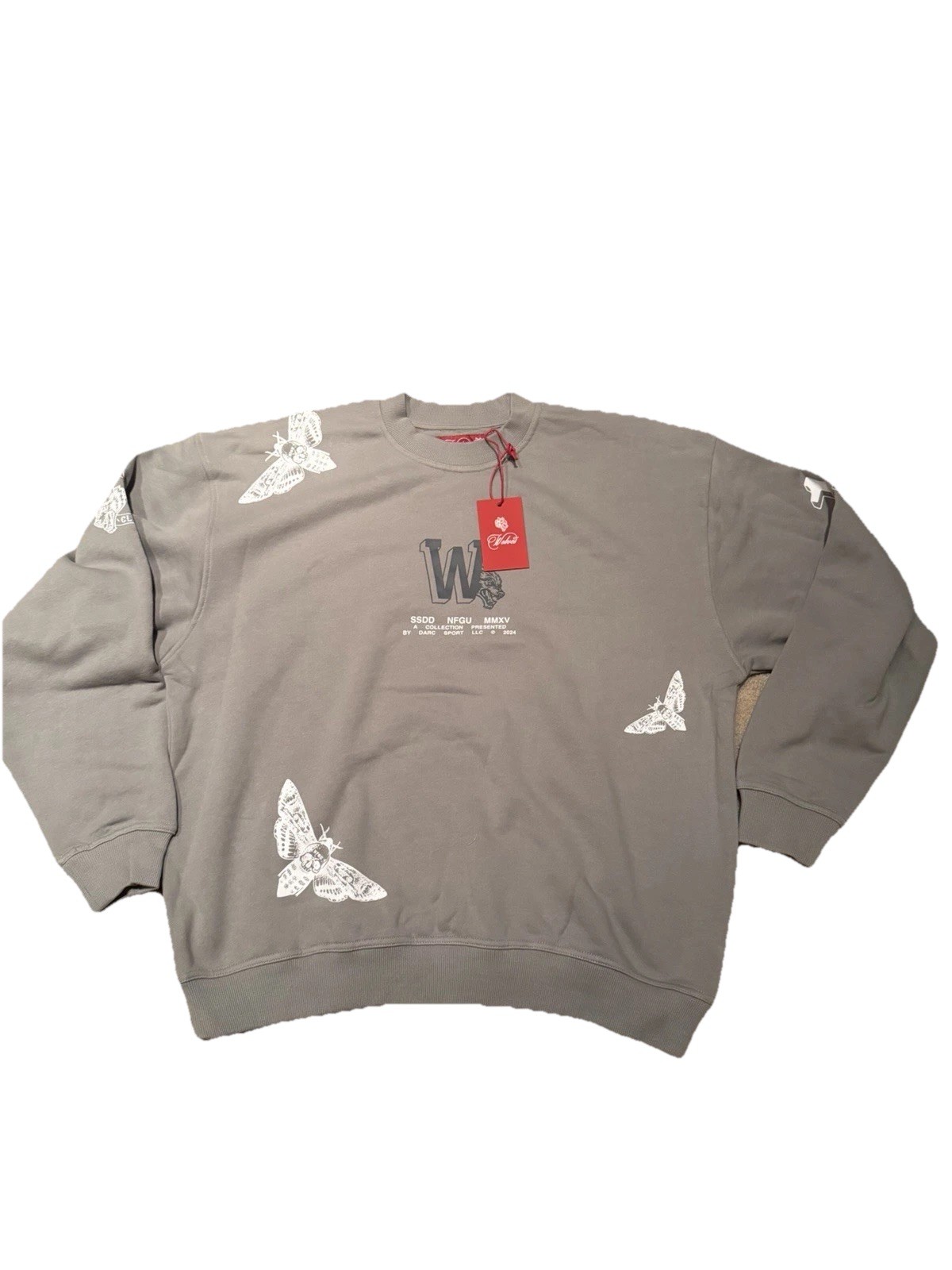 Darc Sport RED TAG 1 of 500!!! NEVER FORGET crewneck SIZE L. Brand new.
