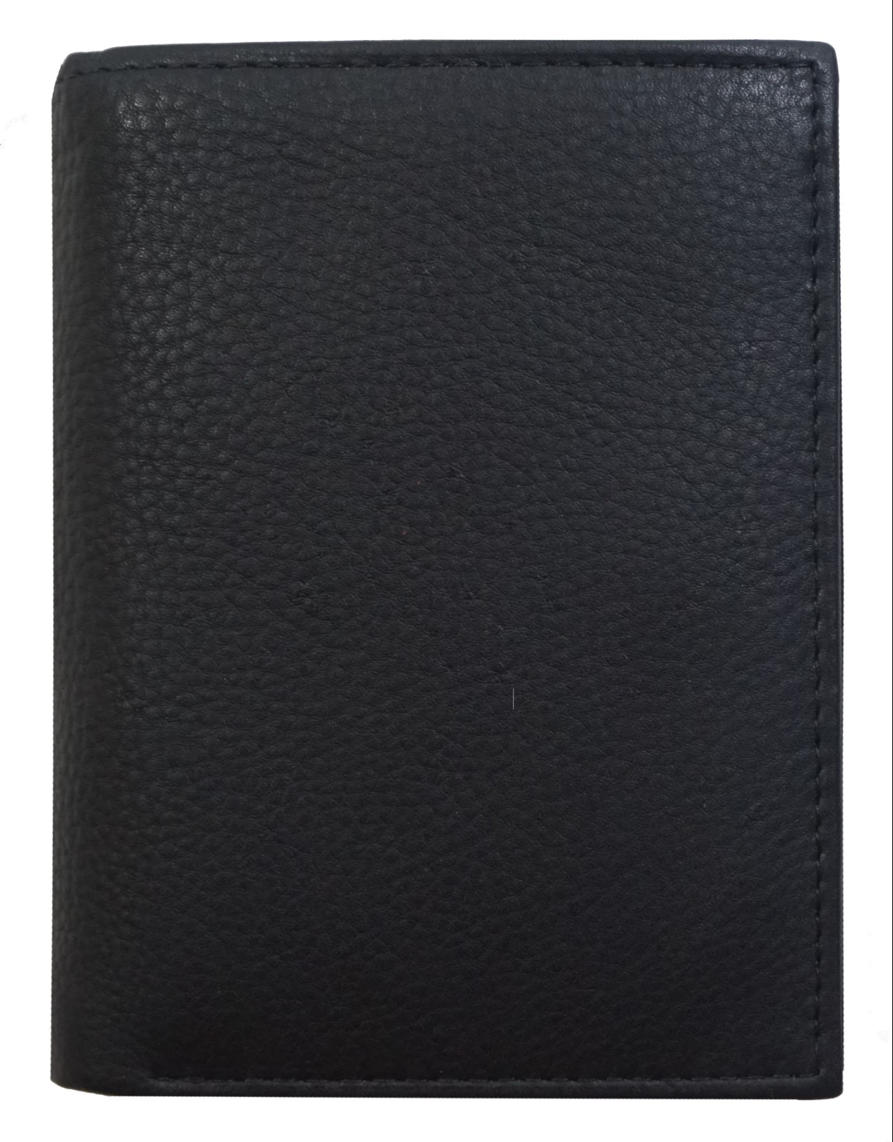 Genuine Leather Men’s Bifold Wallet Slim Hipster Cowhide Credit Card New Black