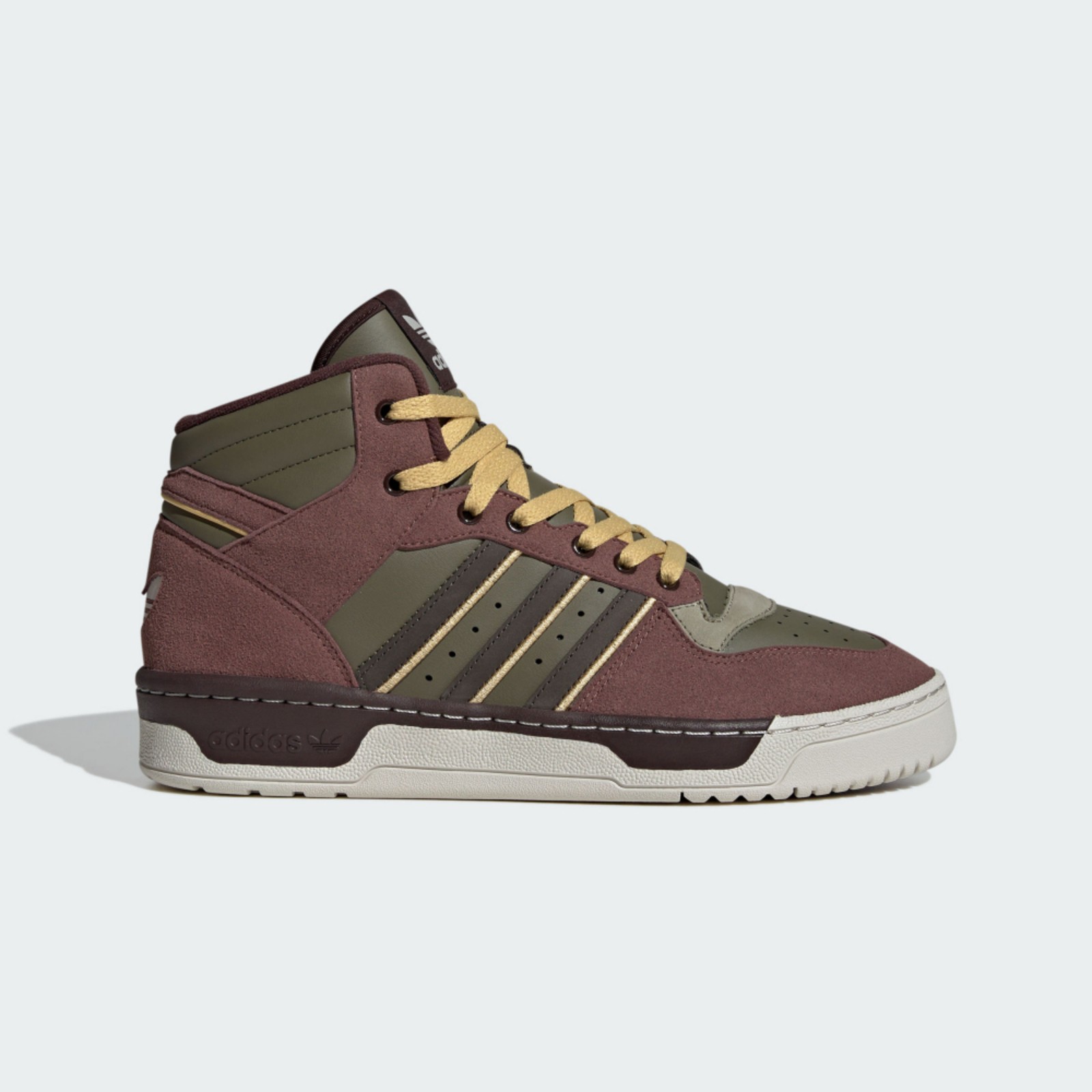 Adidas Rivalry Mid [JH9603] Men Casual Shoes Brown/Green