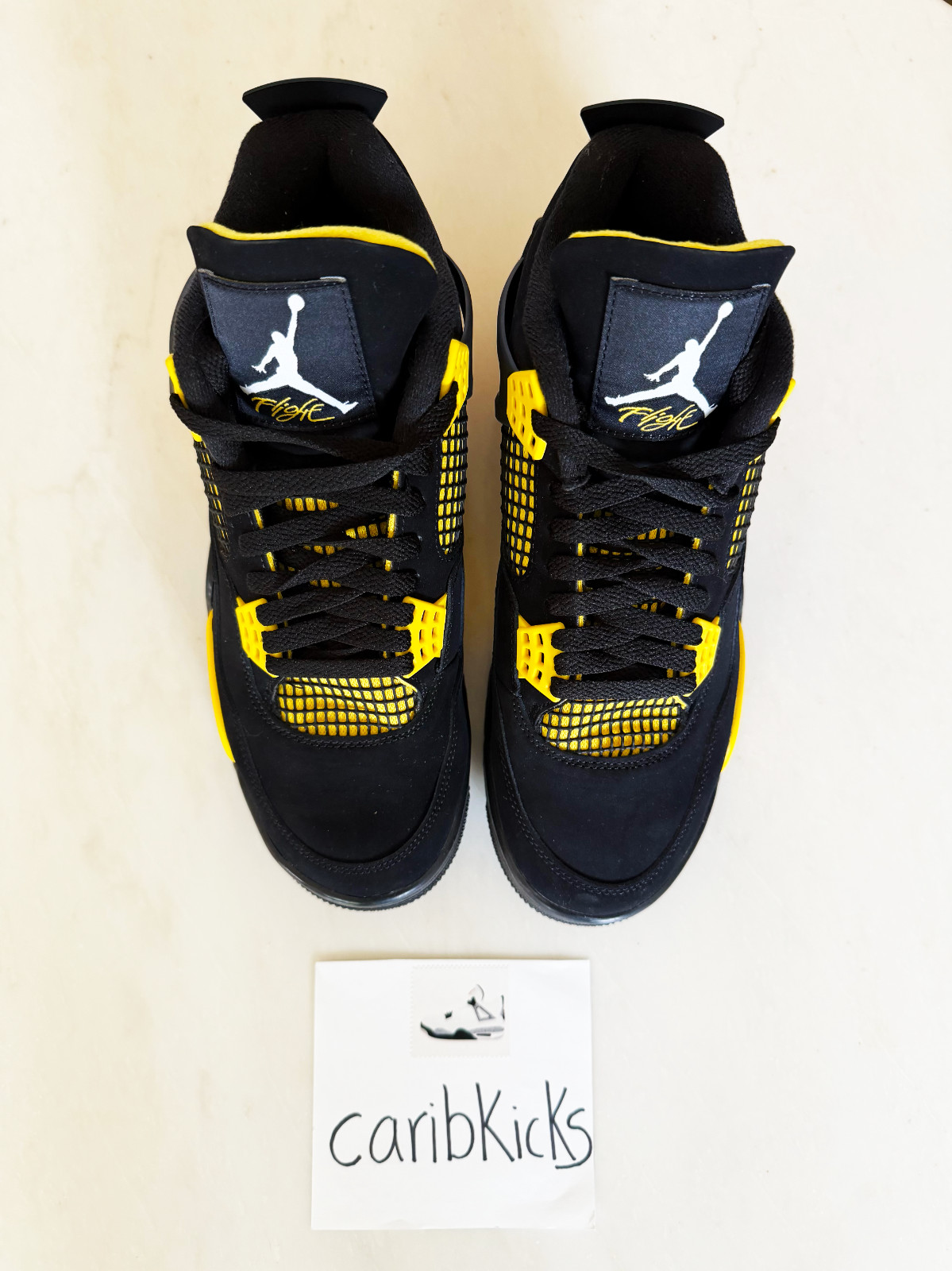 Size 8.5 – Air Jordan 4 Retro Mid Thunder Preowned (DH6927-017)