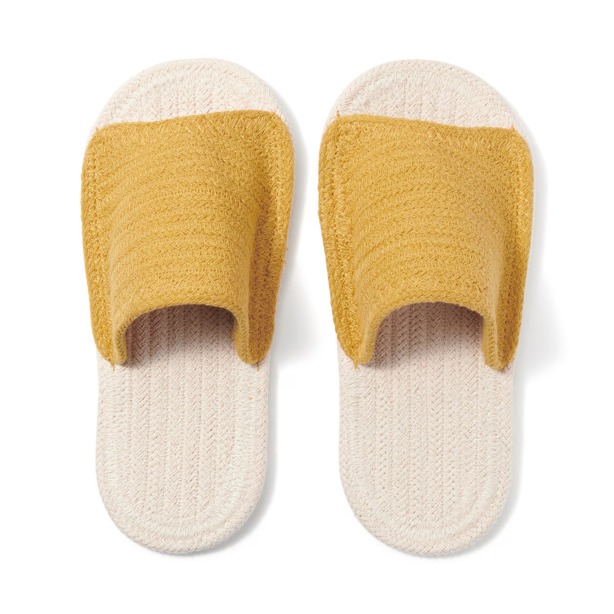 MUJI Cotton Room Sandals Front Opening Type Select Color & Size Unisex