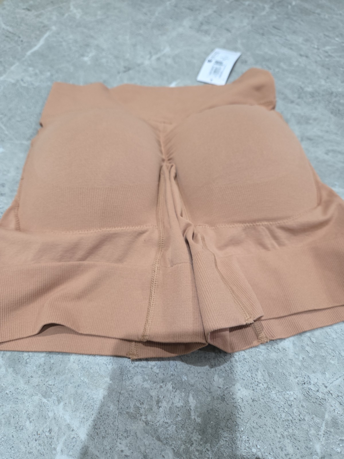 M&S Cool Comfort Seamless Bum Boosting Shorts SIZE M 12-14 RICH AMBER
