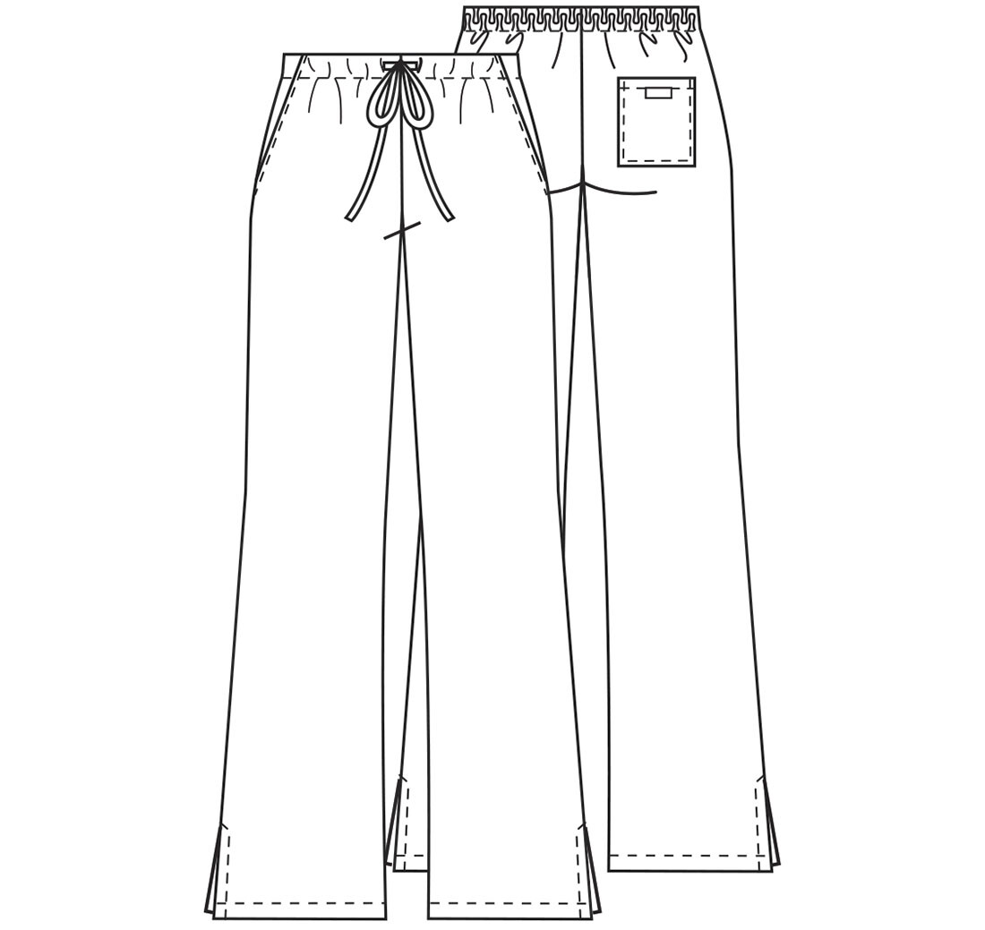Cherokee Workwear Originals Flare Leg Drawstring Scrub Pant | 4101 REGULAR