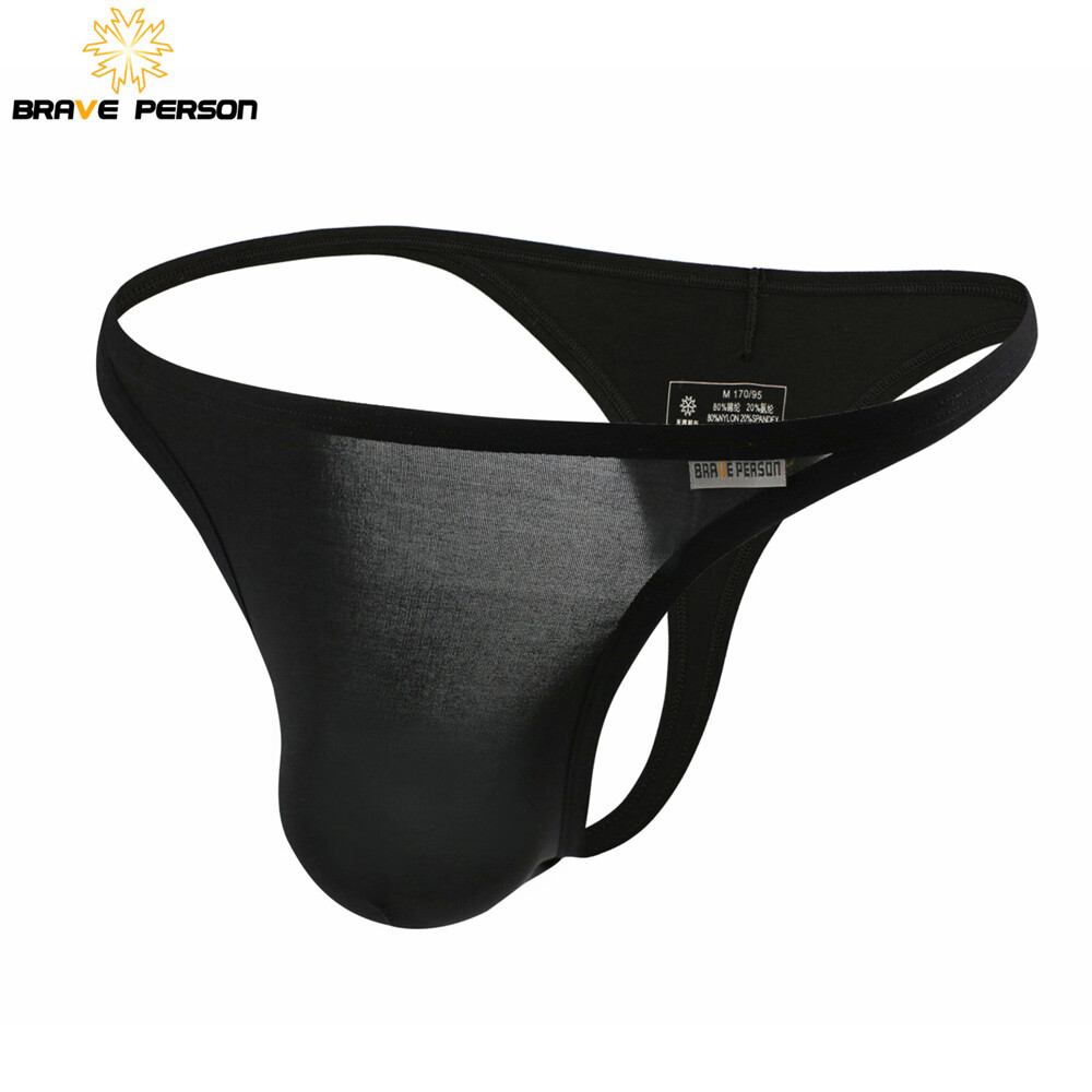 New in Men’s Sexy Thin Breathable Bikini Briefs Thongs Low Waist Underpants
