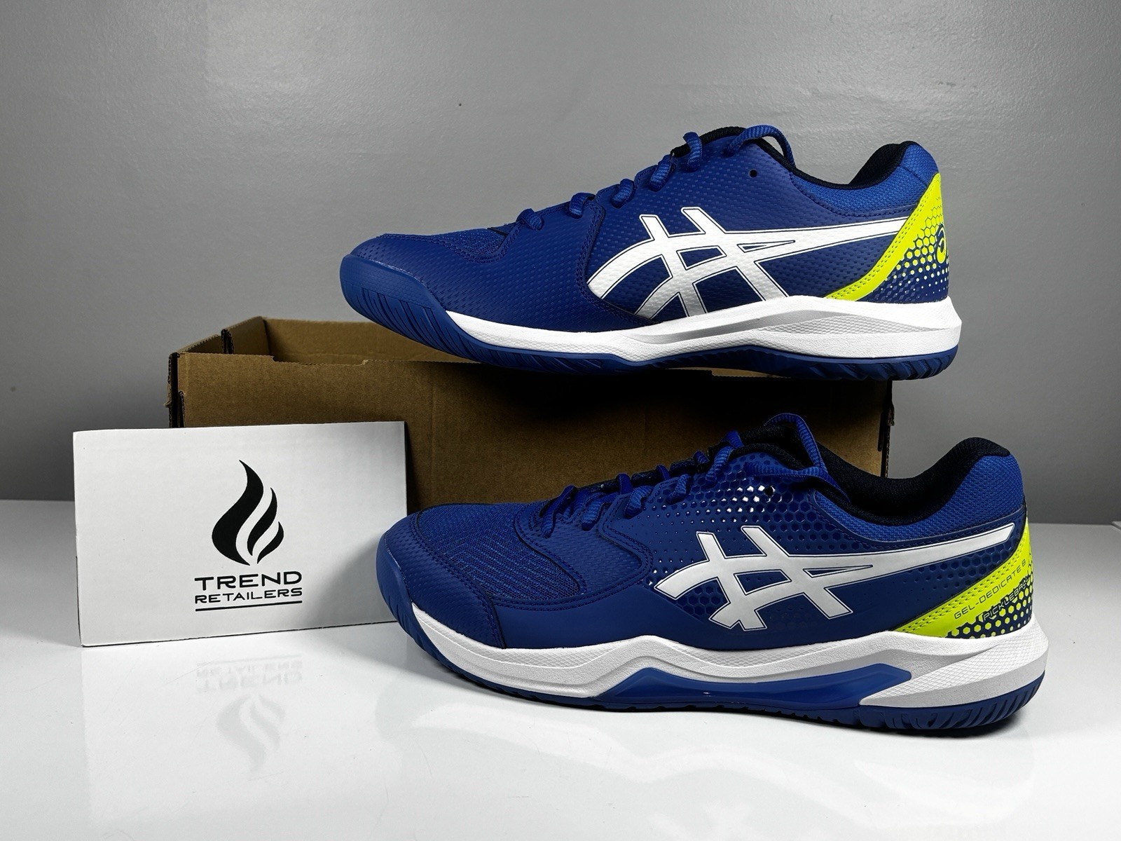 Asics Gel Dedicate 8 Pickleball Tennis Shoes Illusion Blue Size 10 1041A409-400