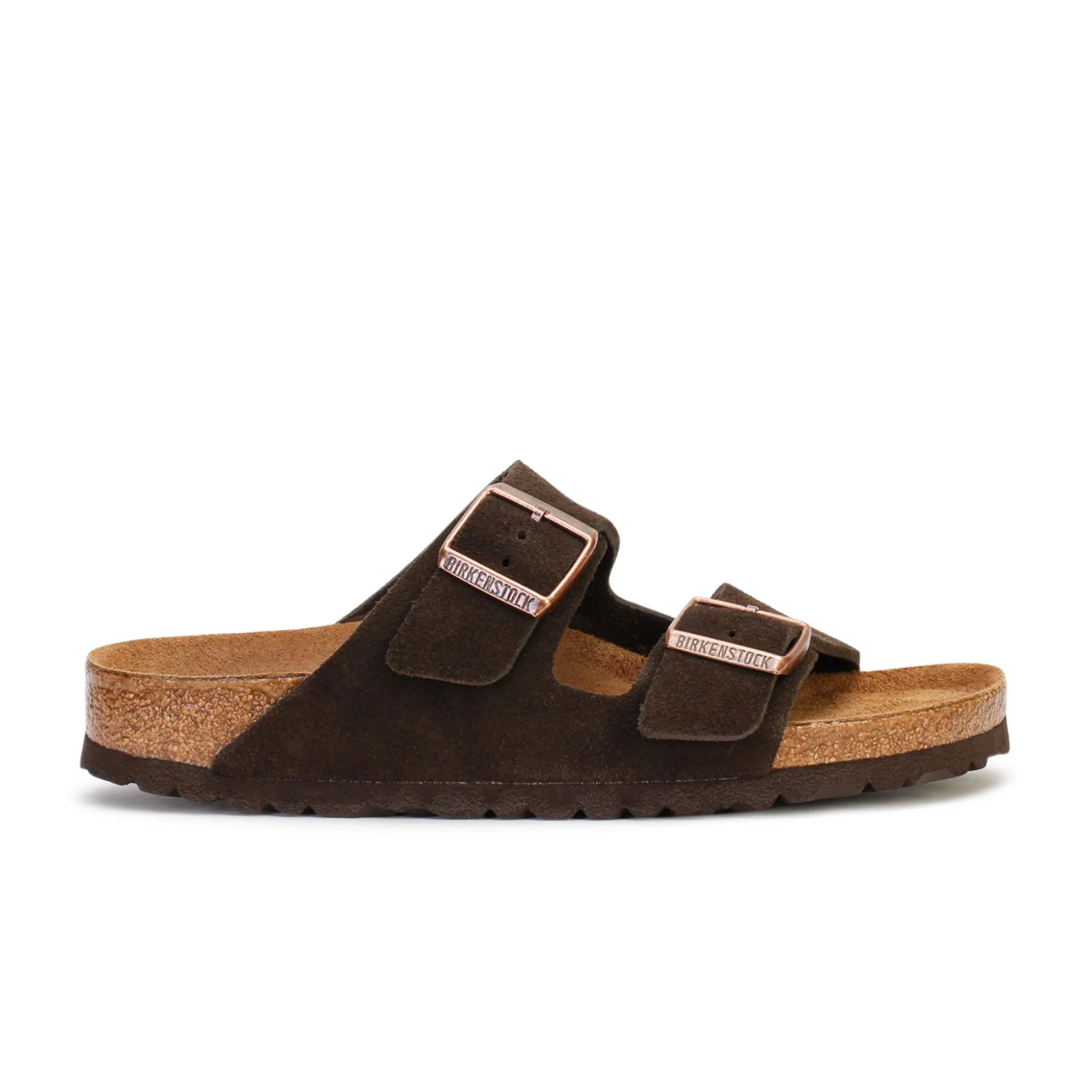 Birkenstock Arizona Classic Mocha Suede Leather Soft Footbed Unisex Sandals