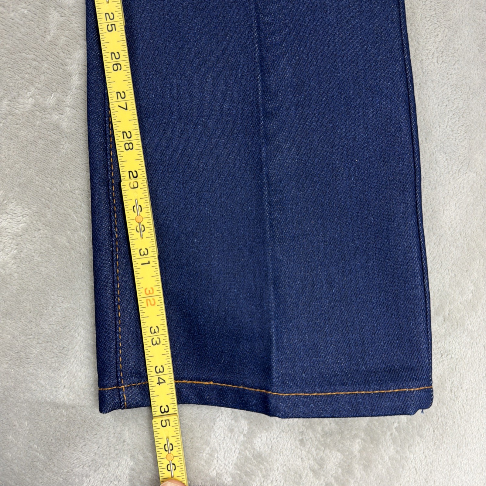 Levi’s 517 Bootcut Jeans Men’s Size 30×34 Blue Denim Cowboy Raw Wash Stretch