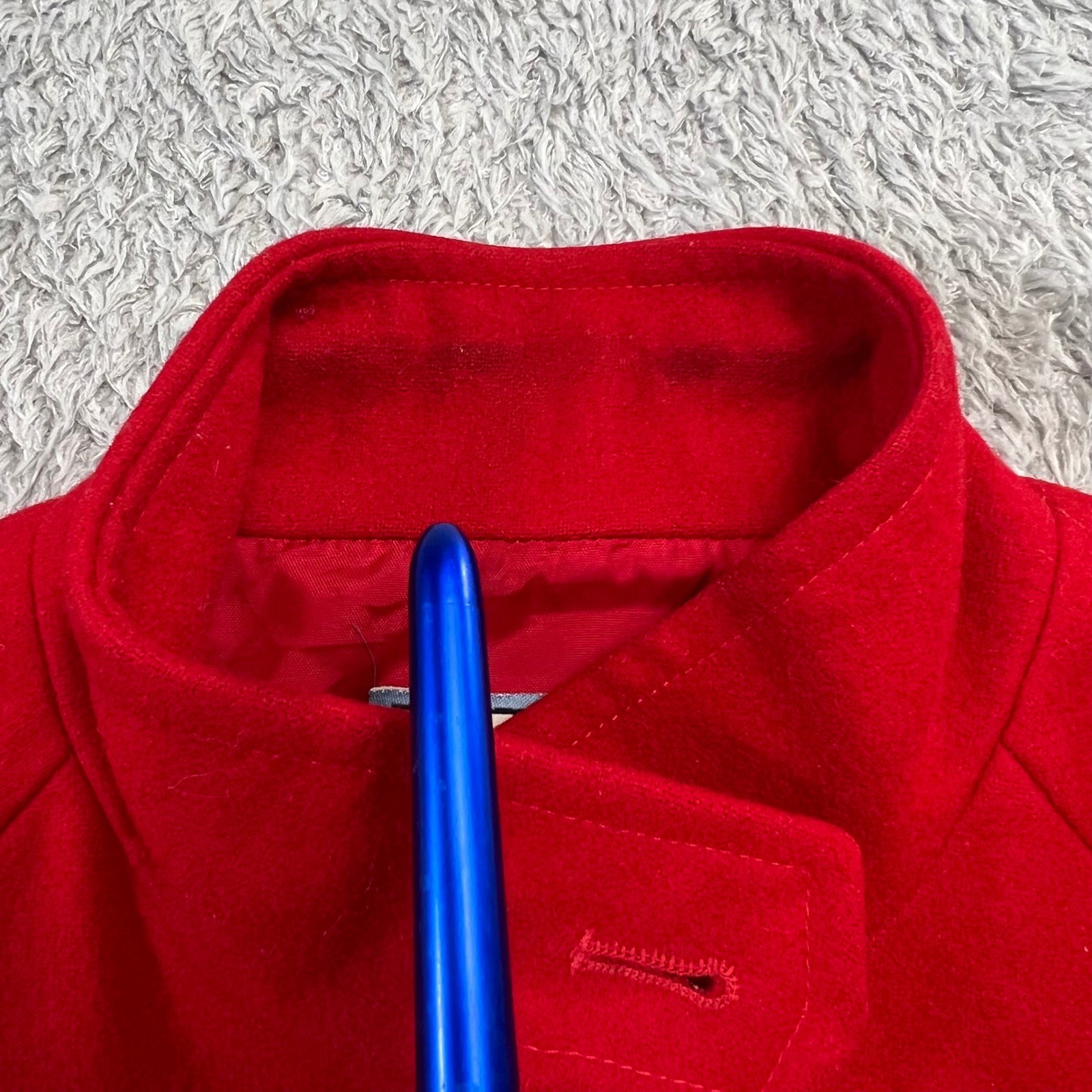 Vintage Pendleton Originals Mens S Wool Bomber Jacket Red USA Boxy Heritage 80s