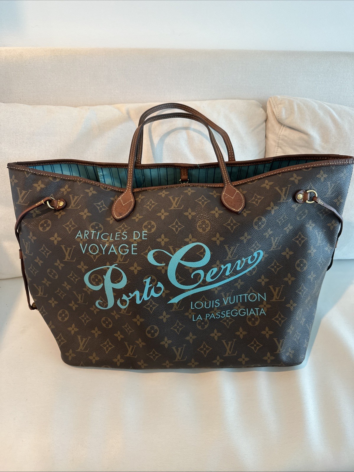 Louis Vuitton Neverfull Porto Cervo GM
