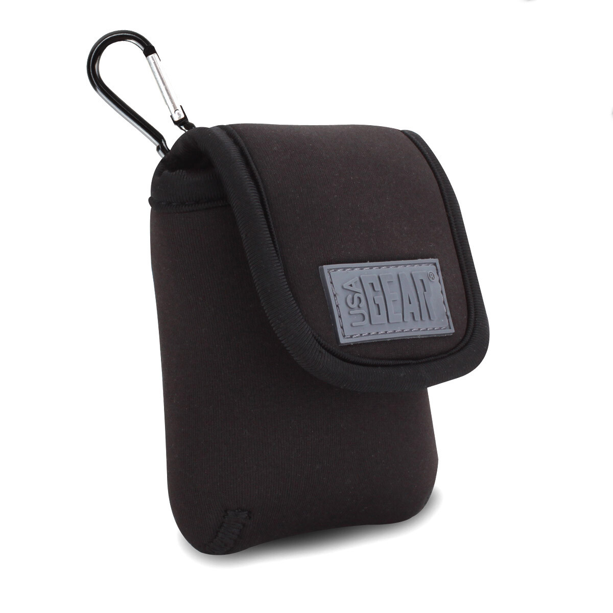 USA Gear Neoprene Coin Pouch and Wallet Pouch with Belt Loop and Carabiner Clip