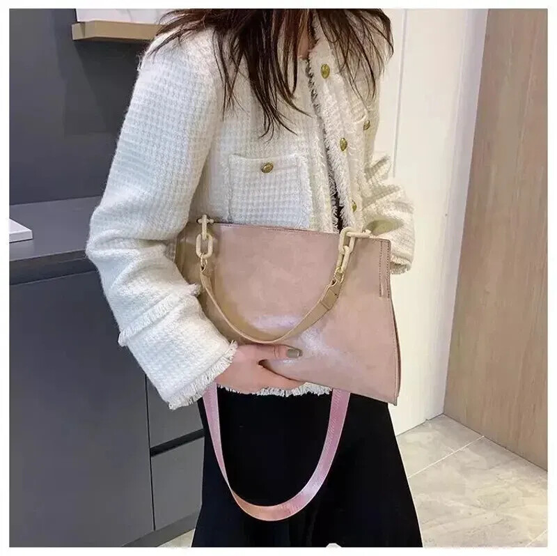 Women’s Large Capacity Soft Leather Shoulder Bag Crossbody Tote Handbag Purse