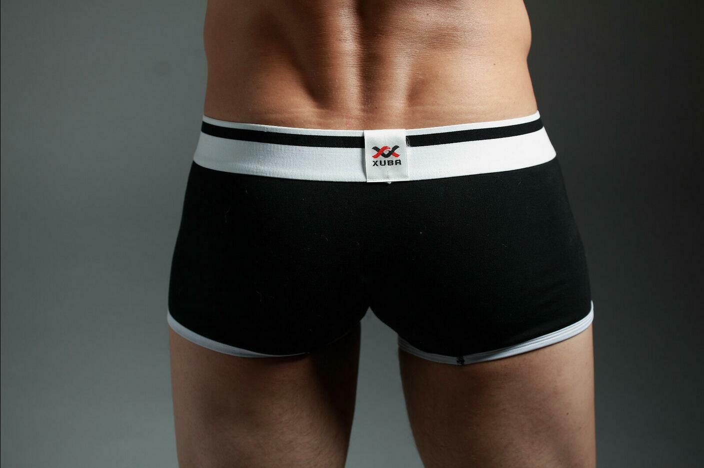 5 Pack XUBA Men’s Underwear Cotton Boxer Briefs With Comfort Flex Waistband New