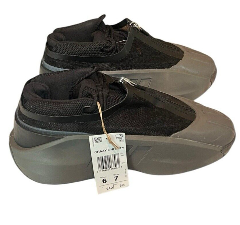 Adidas Originals CRAZY IIINFINITY (CHARCOAL/BLACK) Men’s Shoes IG6156 Size 6