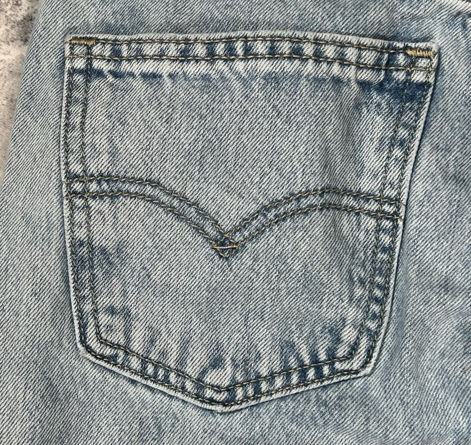 Levi’s Low Pro Straight Womens 24×30 Blue Denim Classic Light Wash 964 Casual