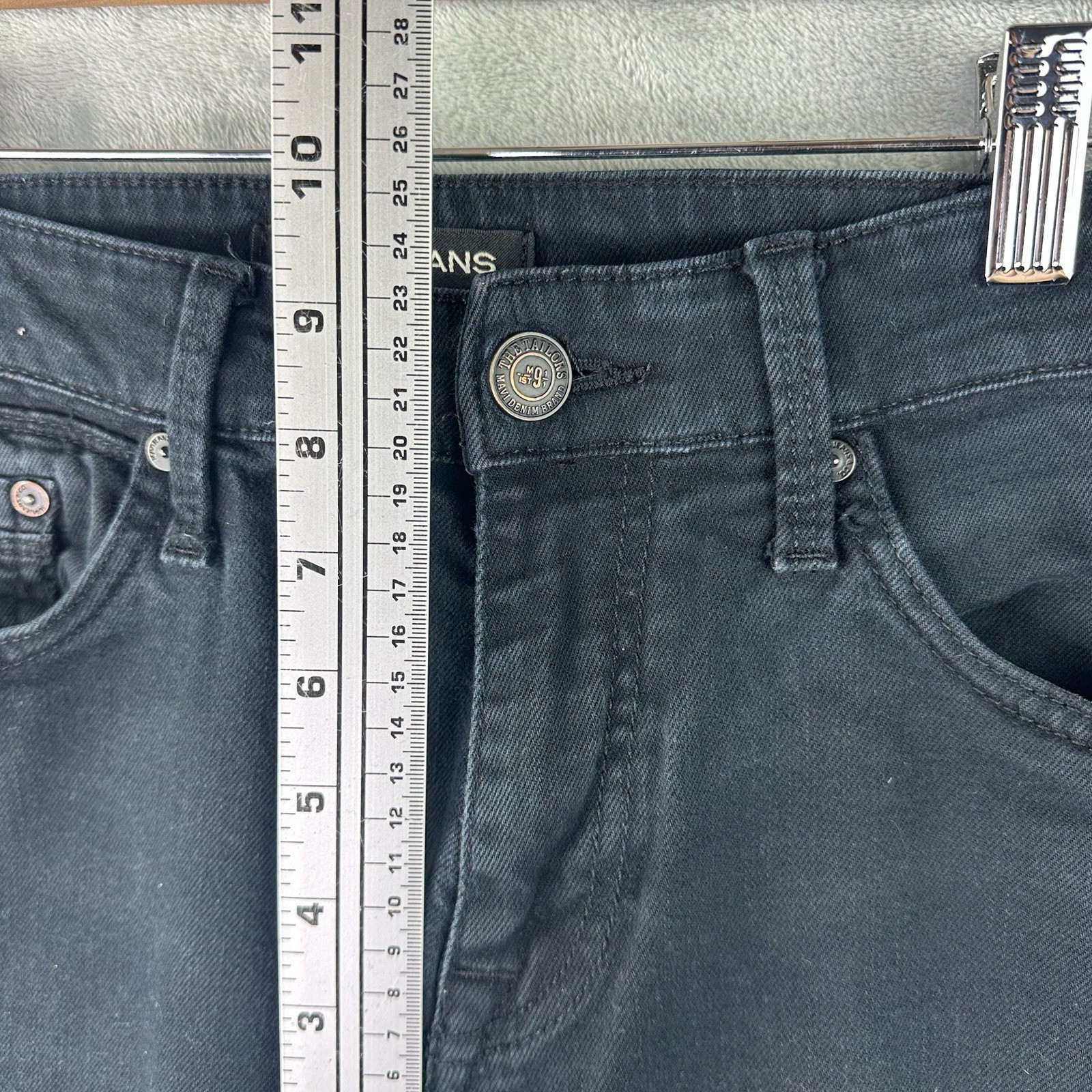 Mavi Zach Straight Leg Jeans Men’s 30×30 Black Stretch Denim Pants