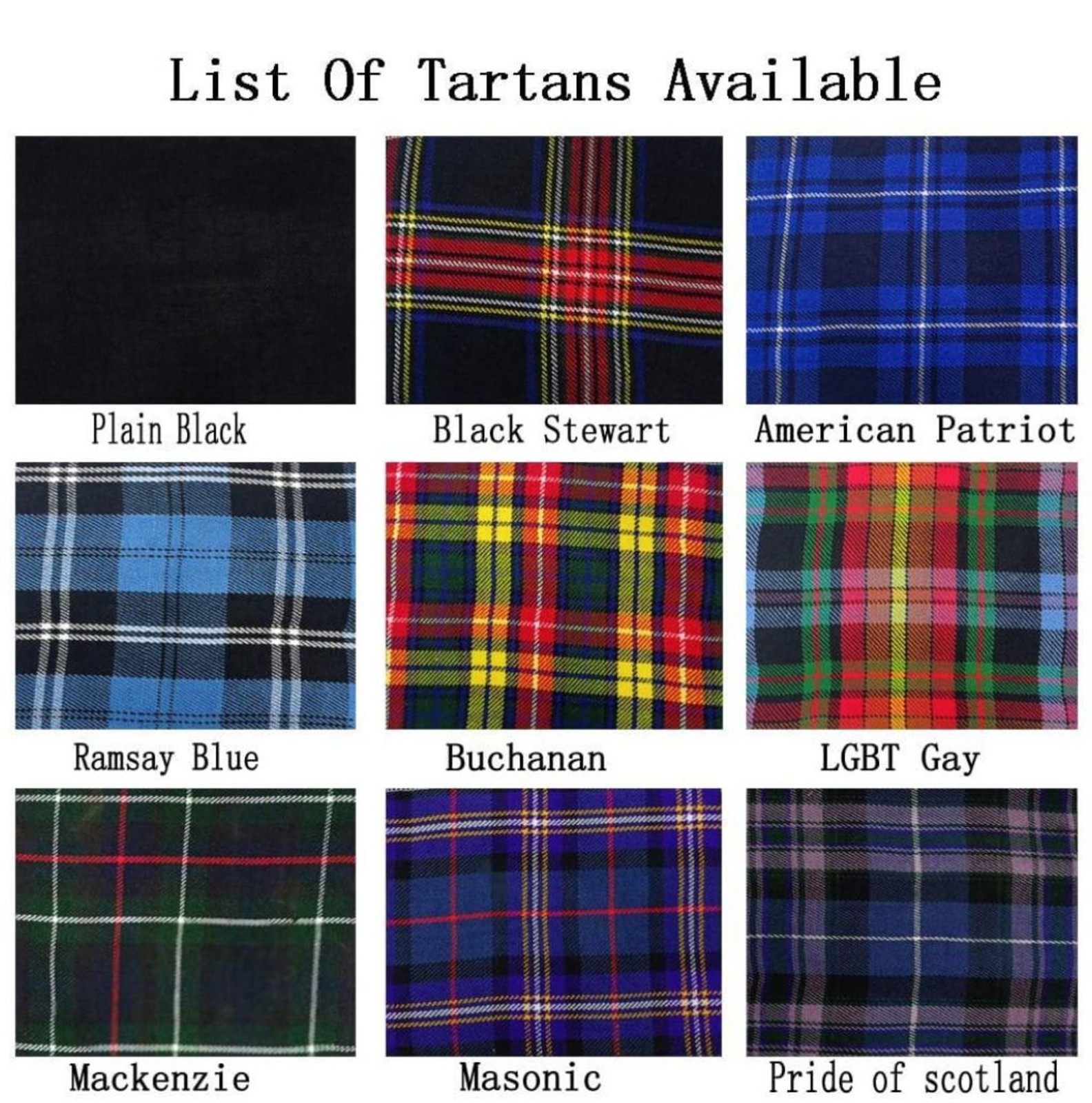 Men’s Scottish Tartan Jacket with 5 Button Vest Available In 40+ Tartan Color