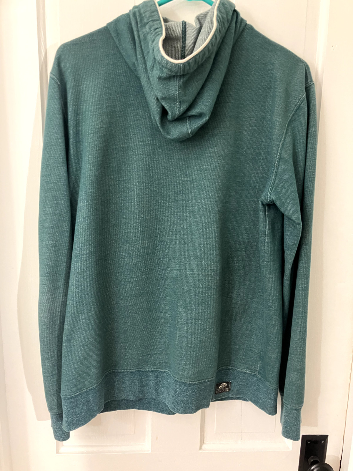 Vans Off The Wall Hoodie Full Zip Sweatshirt Men’s Size Medium Green Skater Y2K