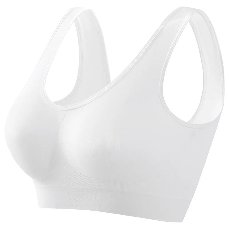 Sport Bras Seamless Wire-Free Light Support Tank Sports Yoga Sleep Bra 3 Pack US