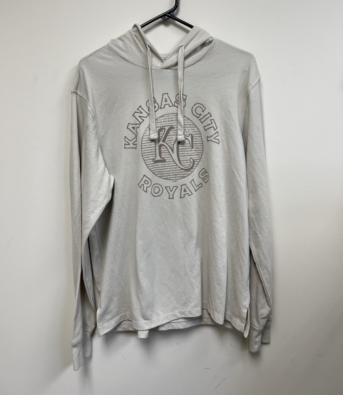 ’47 Kansas City Royals Graphic Logo Pullover Hoodie Gray Men’s M