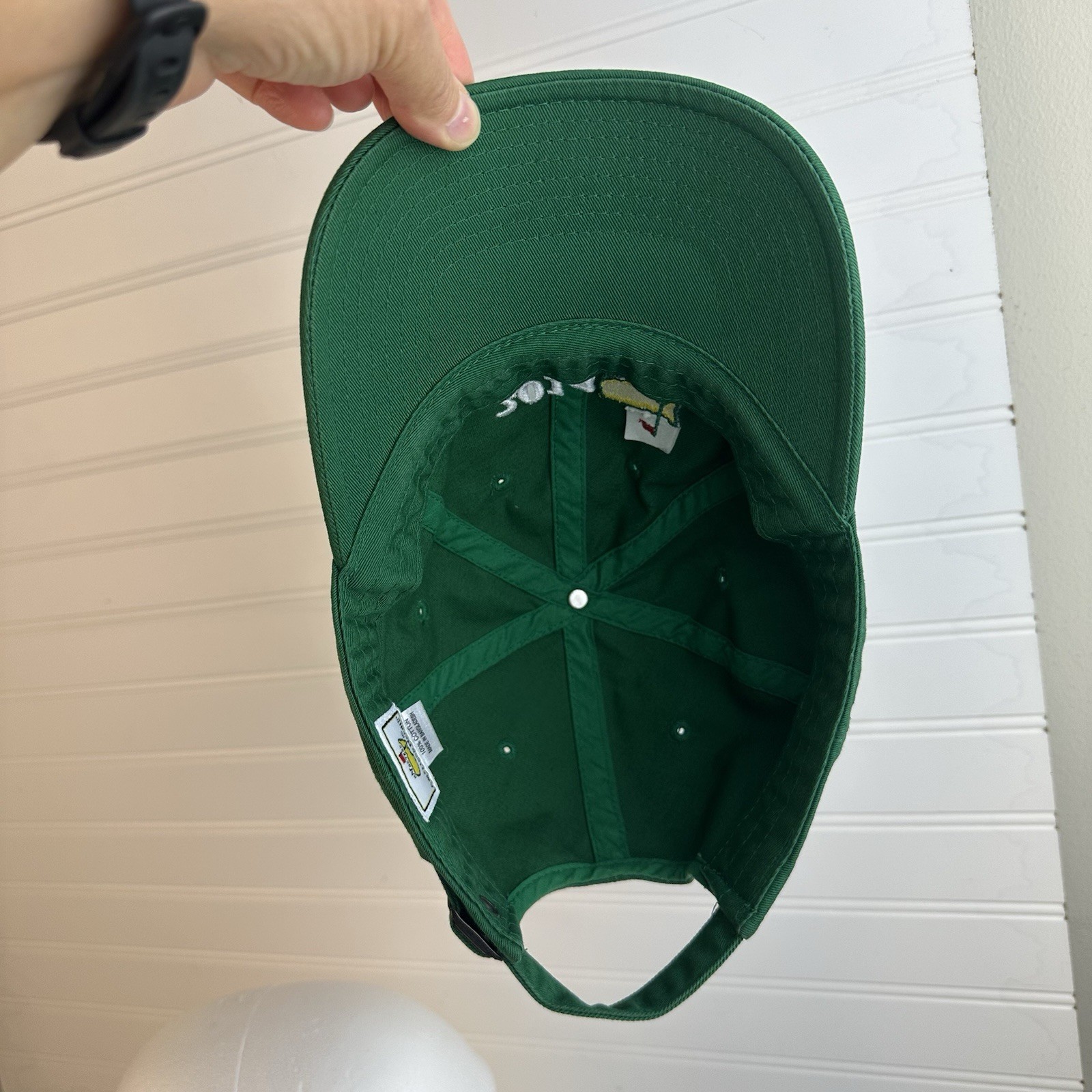 Masters 2014 Green Hat Dad Golf PGA Strapback Adjustable Augusta American Needle