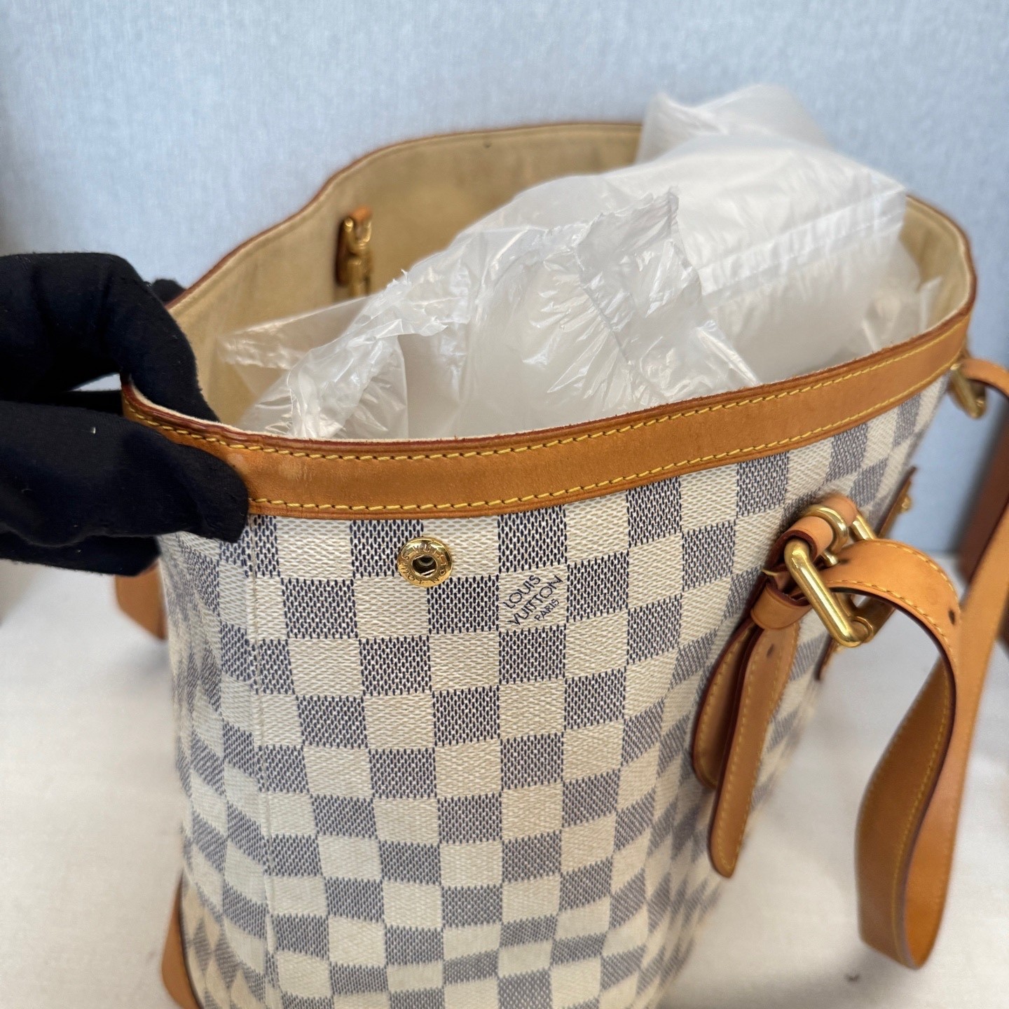 Louis Vuitton Pre-Owned Authentic Tote 35*29*17cm Free Tracked Shipping