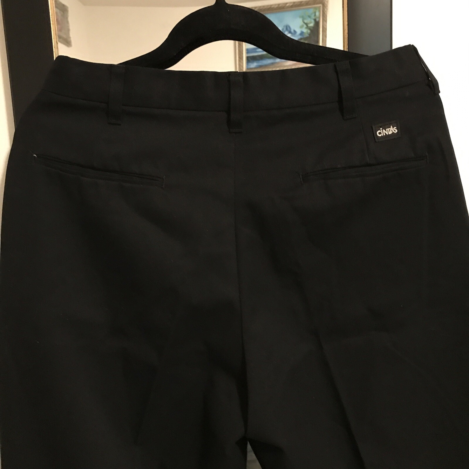 Cintas Comfort Flex Black Work Pant Size 32×30 #945-35 Very Comfortable