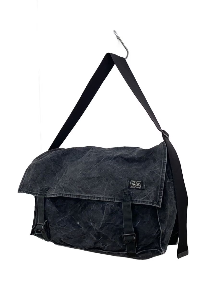 PORTER KAPTAIN SUNSHINE Shoulder Bag Cotton BLK