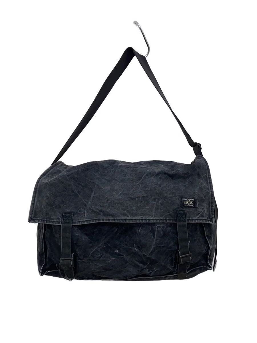 PORTER KAPTAIN SUNSHINE Shoulder Bag Cotton BLK