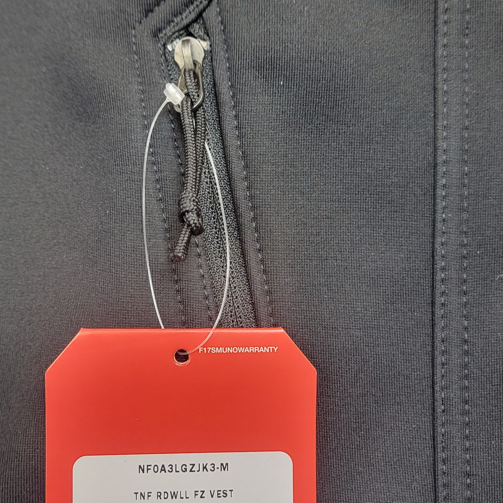The North Face Men’s M TNF Ridgewall FZ Vest Black NWT NEW NORTHFACE NF0A3LGZJK3