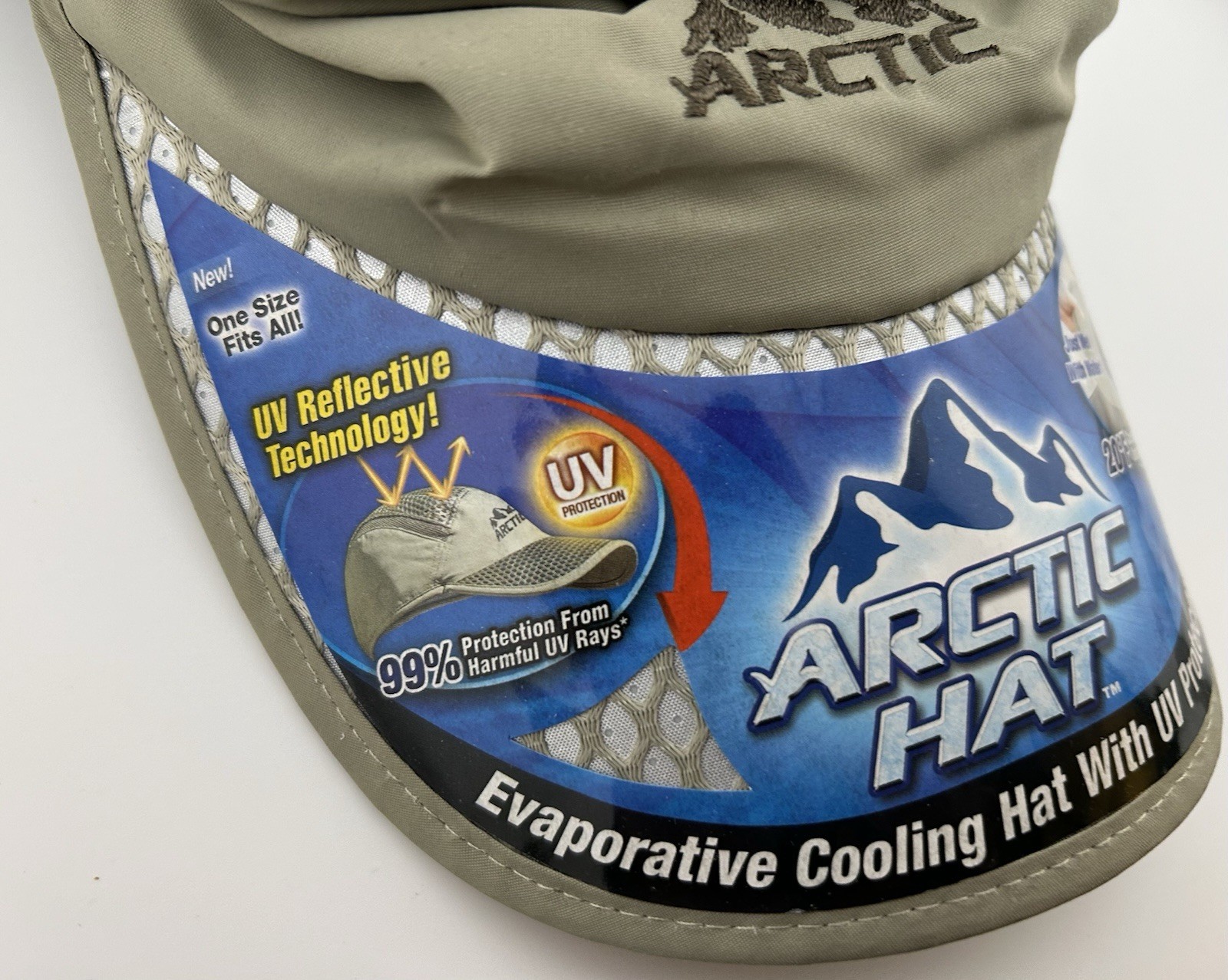 Arctic Hat Evaporative Cooling Hat with UV Protection, As Seen on TV, NWT Unisex