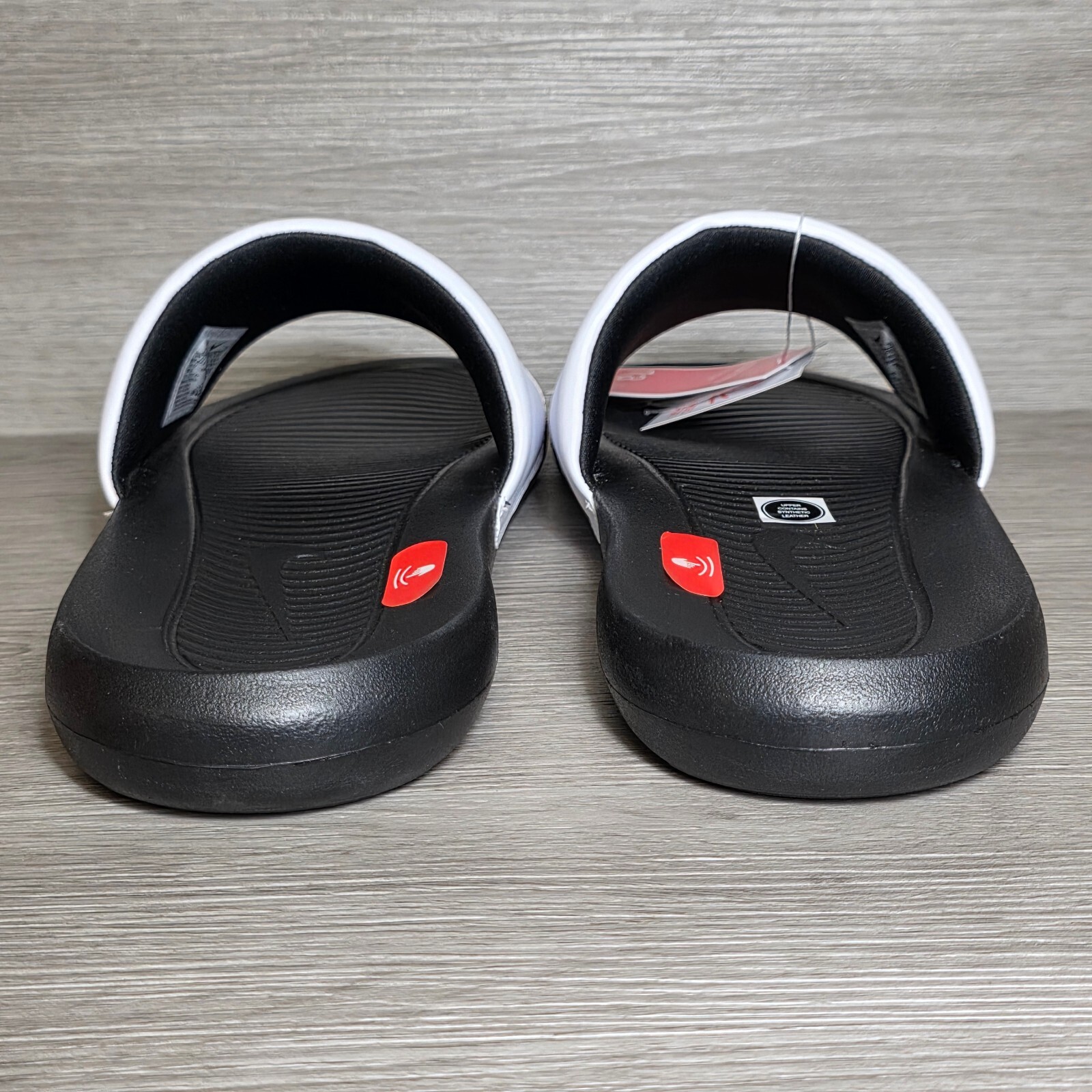 Nike Men’s Victori One Slip On Everyday Comfort Slides Sandals Sz 13 Black White