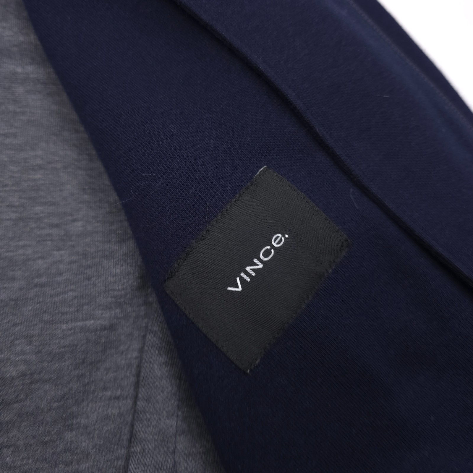 Vince Isle Double Face Blue Jersey Sport Coat Mens 38R Slim Fit Removable Hood