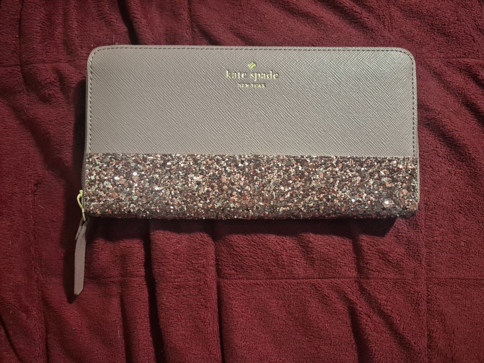 Kate Spade New With Tag Greta Court Dustypeony Wallet Msrp $189