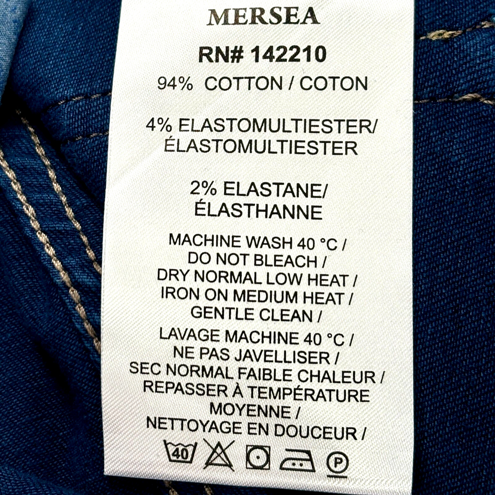 Mersea Voyageur Jean Nomad Cropped Five Pocket Mid-Rise Mini Boot Size 24 NWT