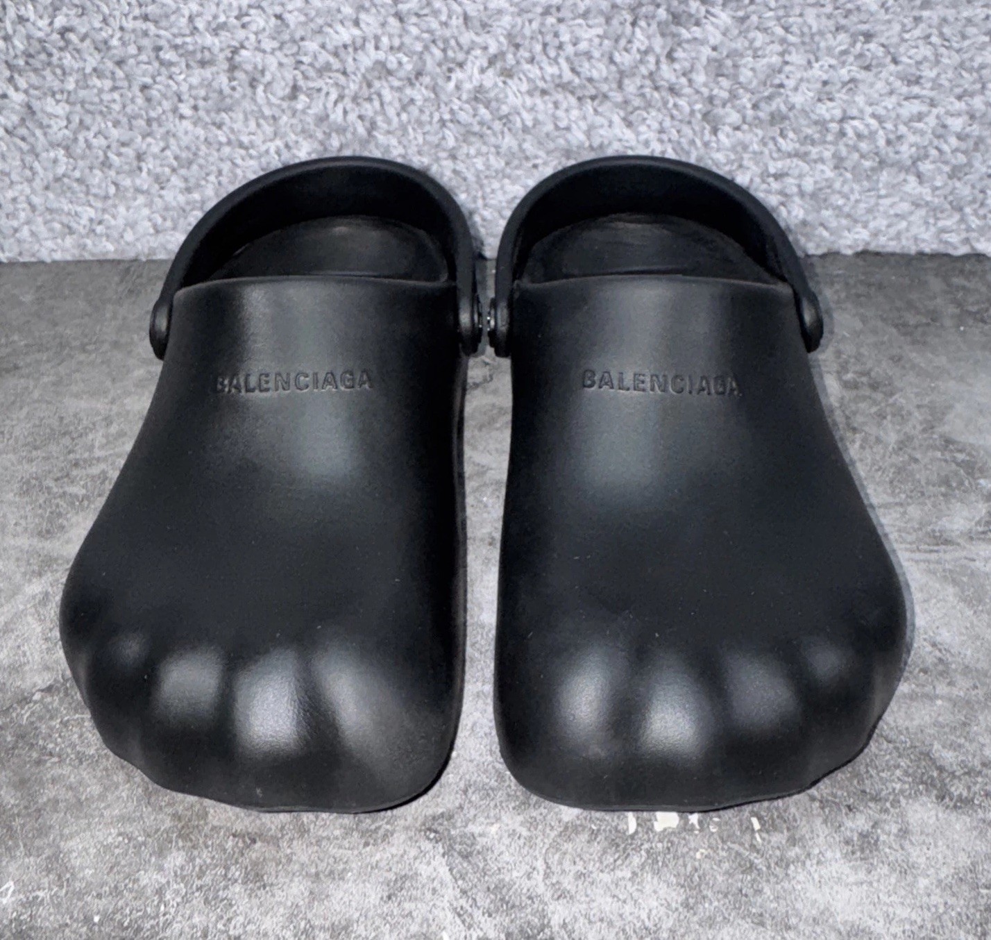 Balenciaga Sunday Molded Mule Slingback Rubber Clogs Shoes Women Size 40