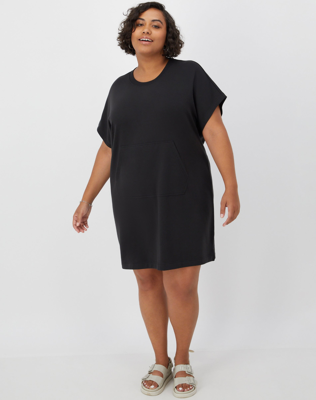 Hanes Originals Women’s Soft Brushed Fleece Kanga Dress