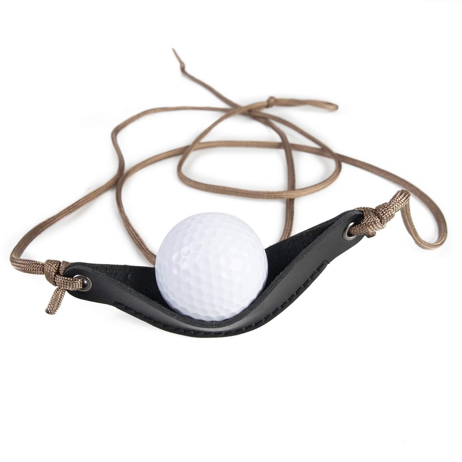Handmade Leather Pouch Sling Shot – Vintage Style Outdoor Hunting Accessory