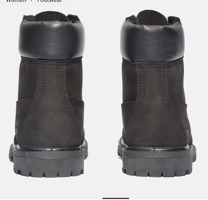 TIMBERLAND PREMIUM 6 IN LACE WATERPROOF BLACK TB 112907 001 size6 NIB