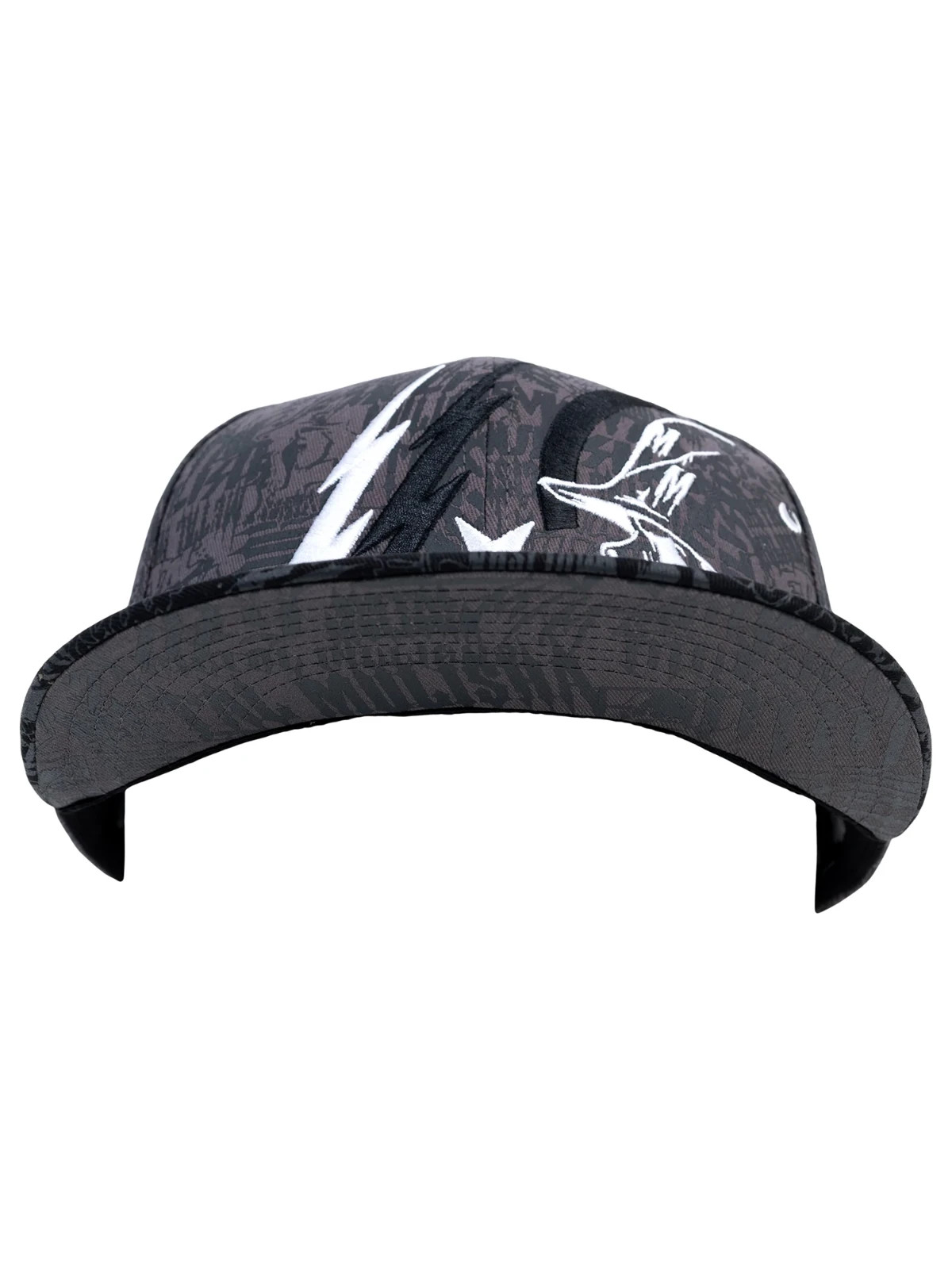 Metal Mulisha Men’s Ghost 3 Flex Hat Motocross Skull and Helmet FMX Baseball Cap