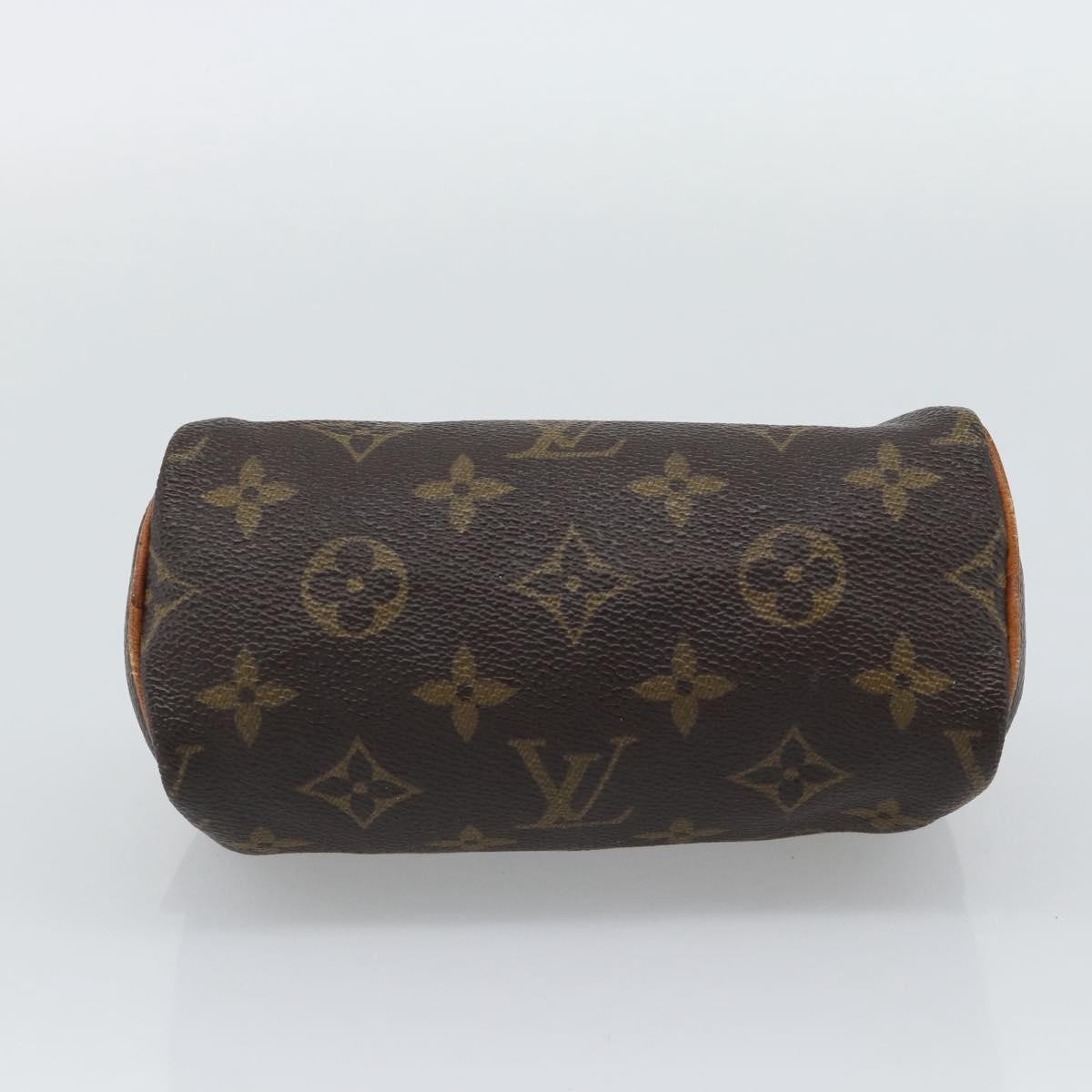 LOUIS VUITTON Monogram Mini Speedy Hand Bag M41534 LV Auth 195228