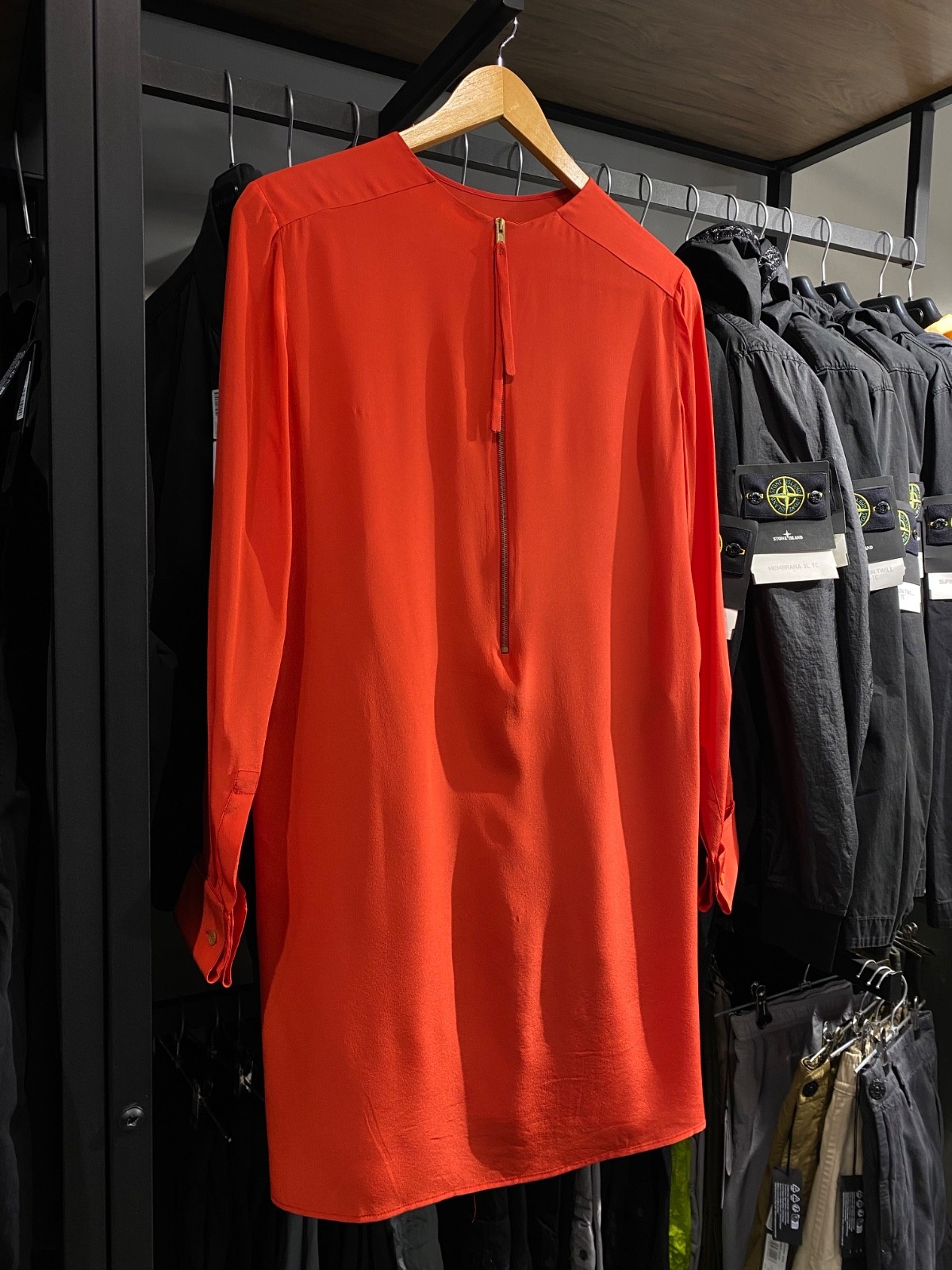 Rare vintage Miu Miu Red Silk Dress Size 40