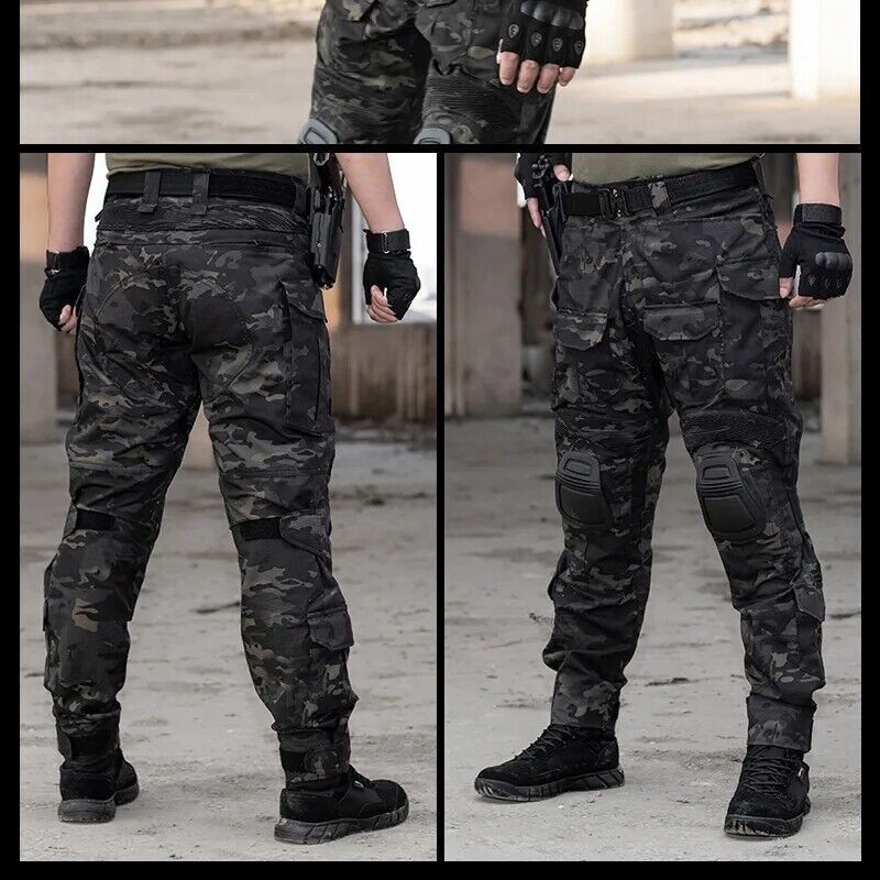 G3 Combat Pants Mens Army Military Hunting Tactical Trousers Hiking Camo