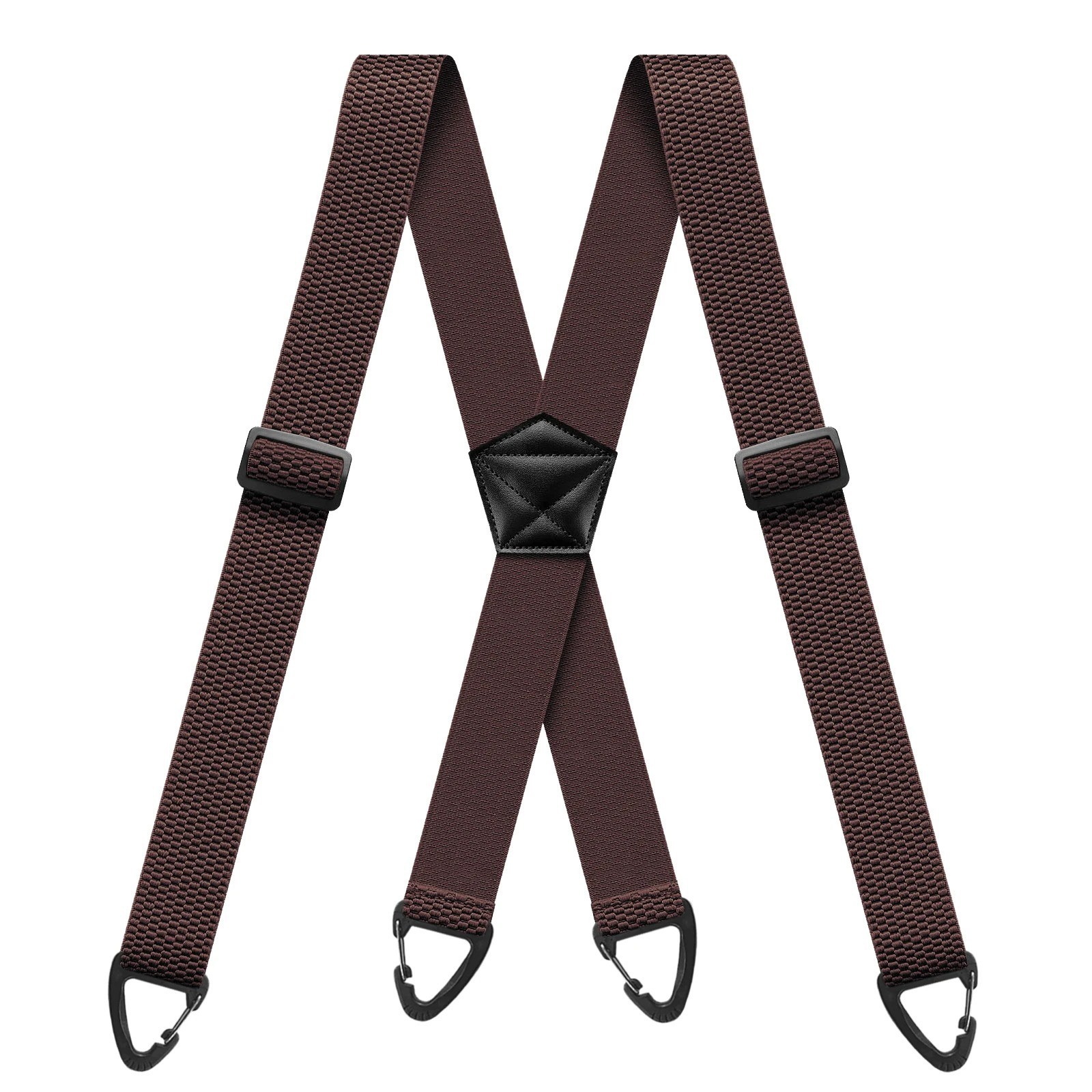 Suspenders for Men Heavy Duty, X Shape Back Hidden Suspender 1.5″ Under Clothing