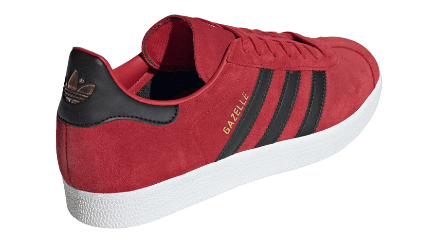 Adidas Manchester United x Gazelle Red Black Men’s Athletic Shoes IE8503