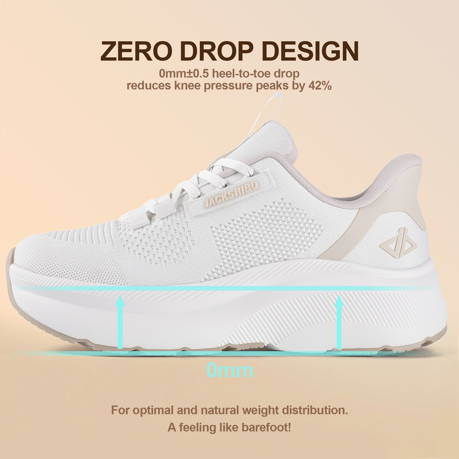 Women Wide Toe Shoes Arch Support Zero Drop Sole Tennis Walking Running Sneaker
