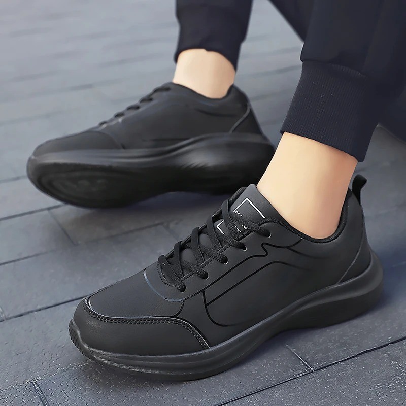 Men Running Shoes Winter Warm Breathable Anti Slip Lightweight Casual Sneakers
