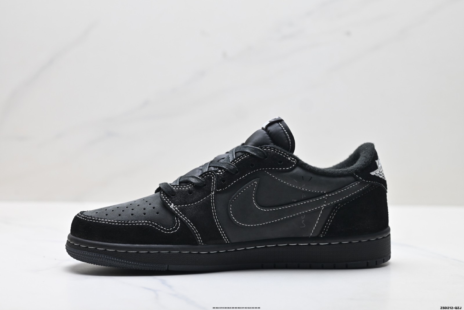 New AJ1 OG Low Travis Scott Black Phantom DM7866-001