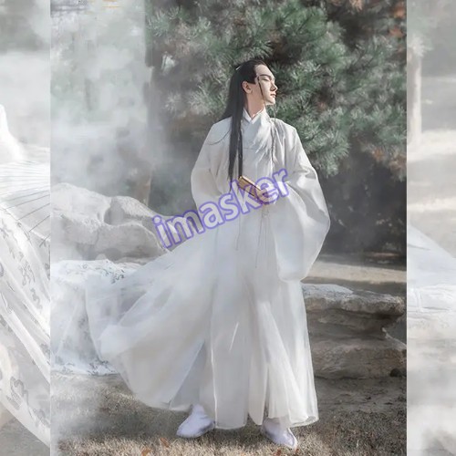 Ming Dynasty Chinese Hanfu Ancient Vintage Costume Cosplay Outfit Embroidery