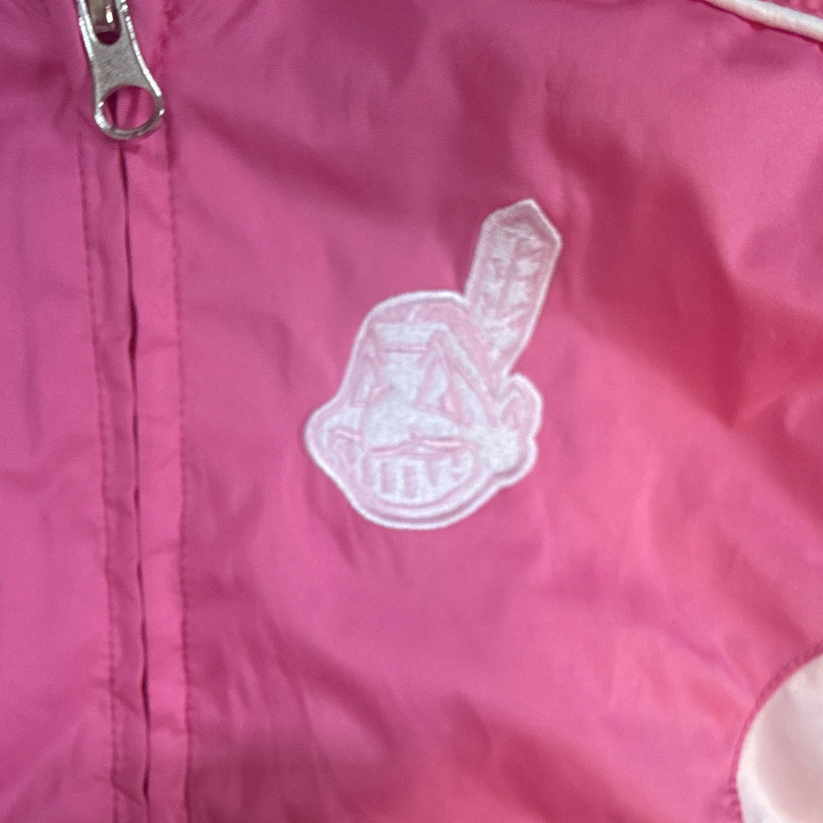 Adidas Pink Cleveland Indians Windbreaker Size 4T