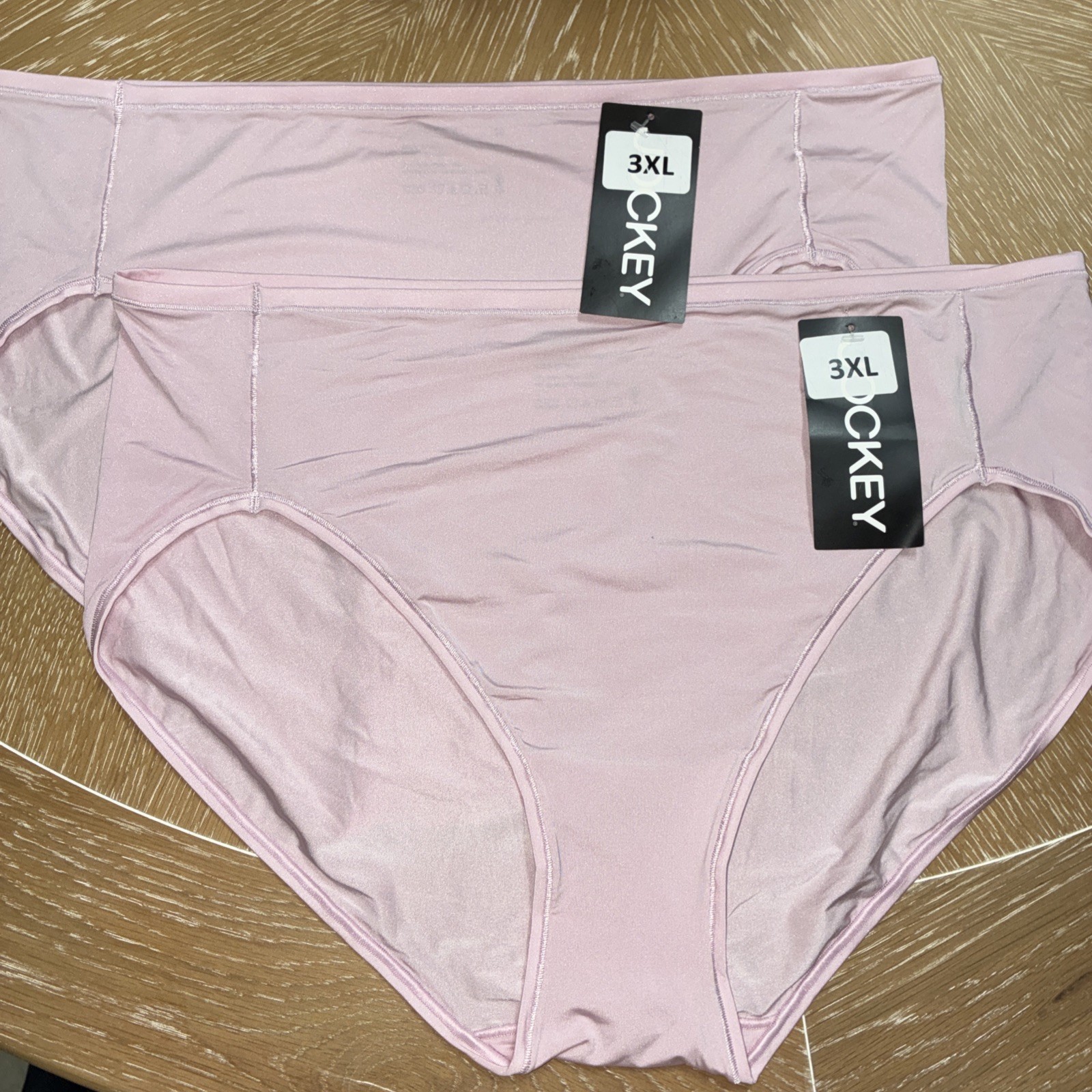 Jockey Panties 2 Pack Tactel Hi Cut Underwear Smooth Radiant Size 10 3XL